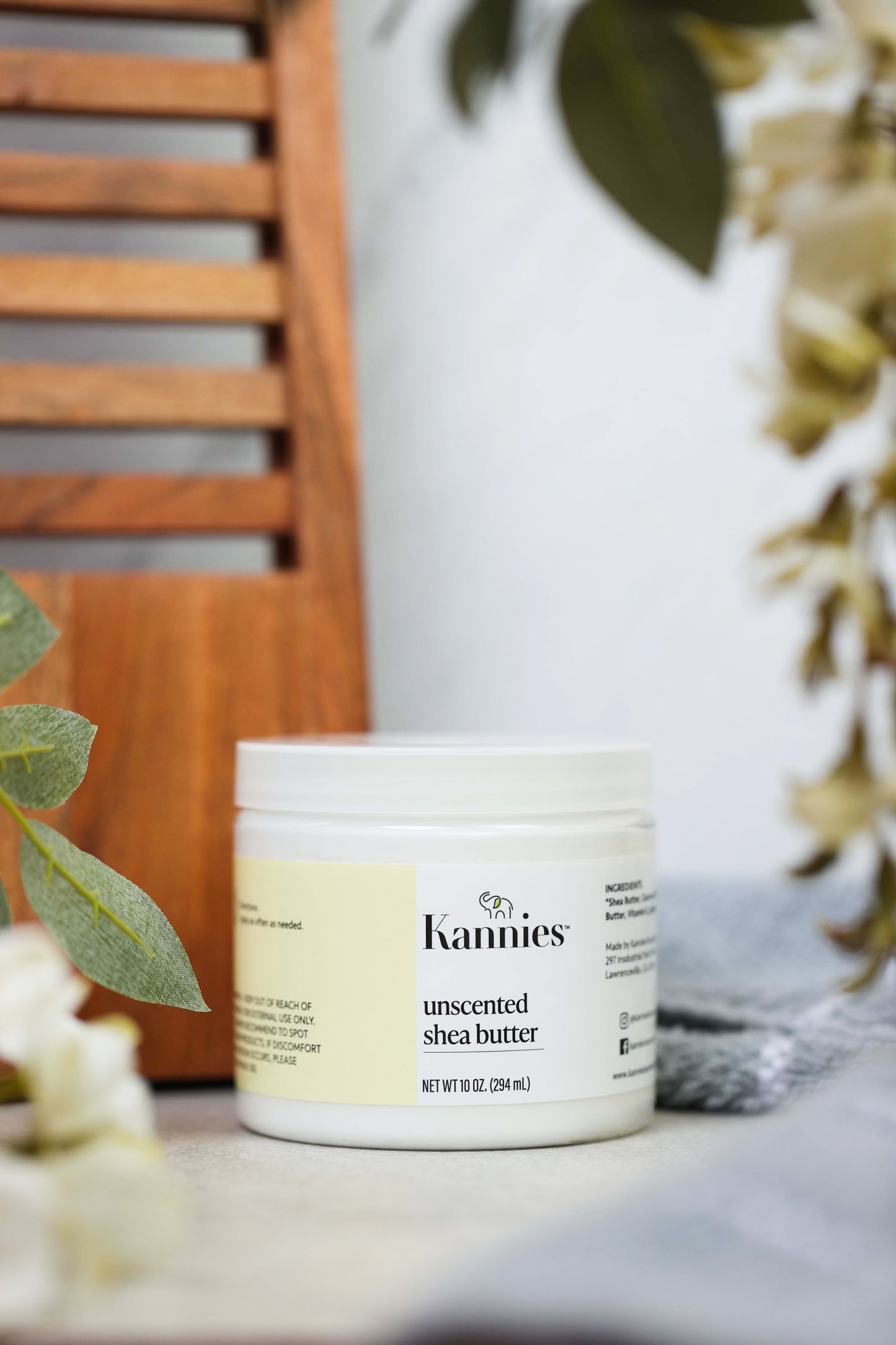 Unscented whipped shea with coconut oil