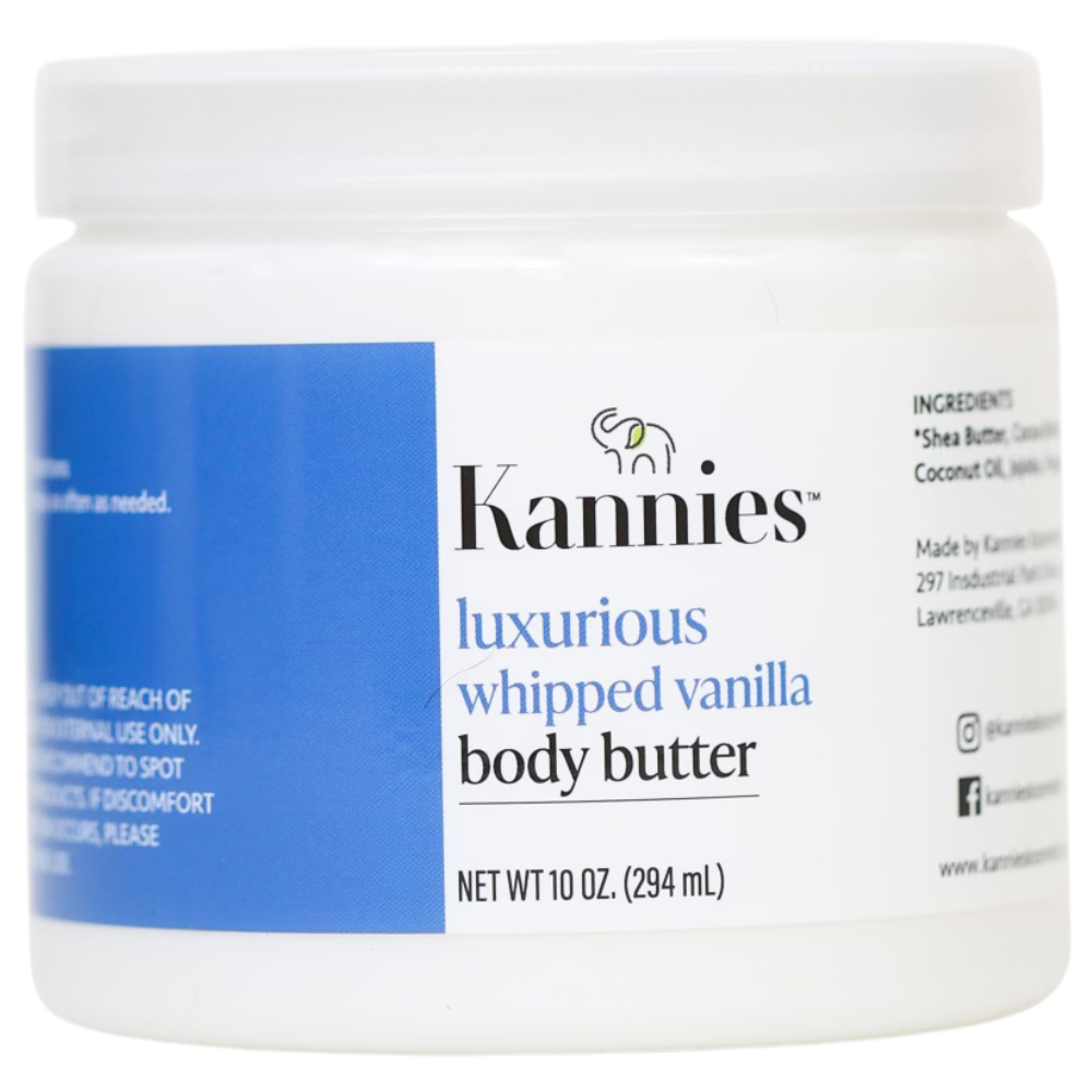 Luxurious whipped vanilla body butter