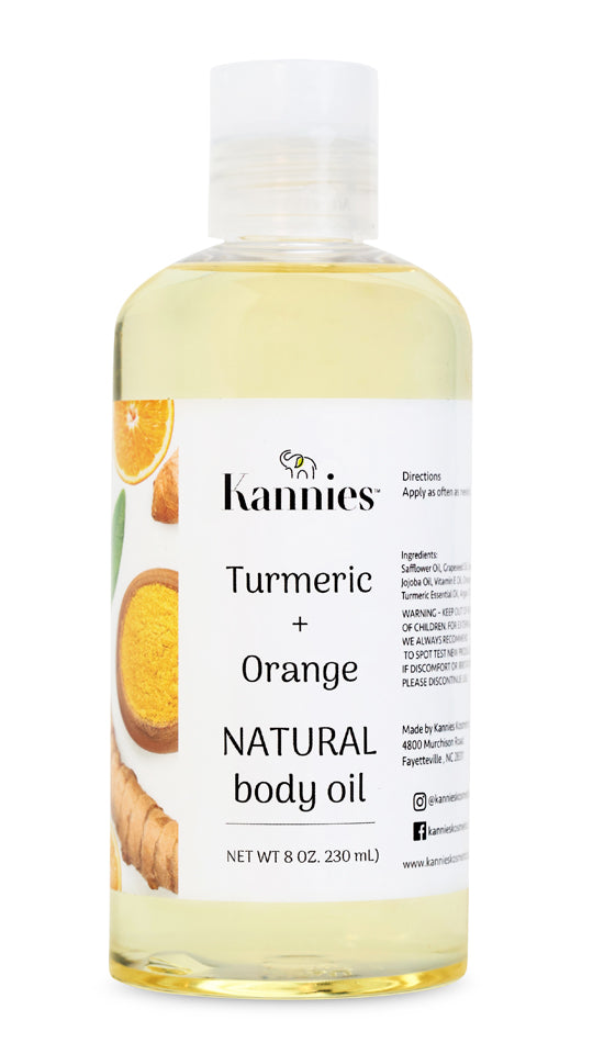 Turmeric + Orange 🍊 Natural Body oil