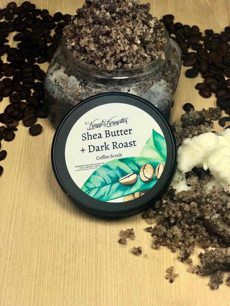 Shea Butter + Dark Roast Coffee Scrub